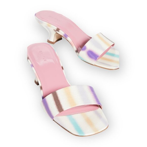 By Far Freddy Spray Print Slide sandals, Size 40EU NWT - Picture 3 of 16